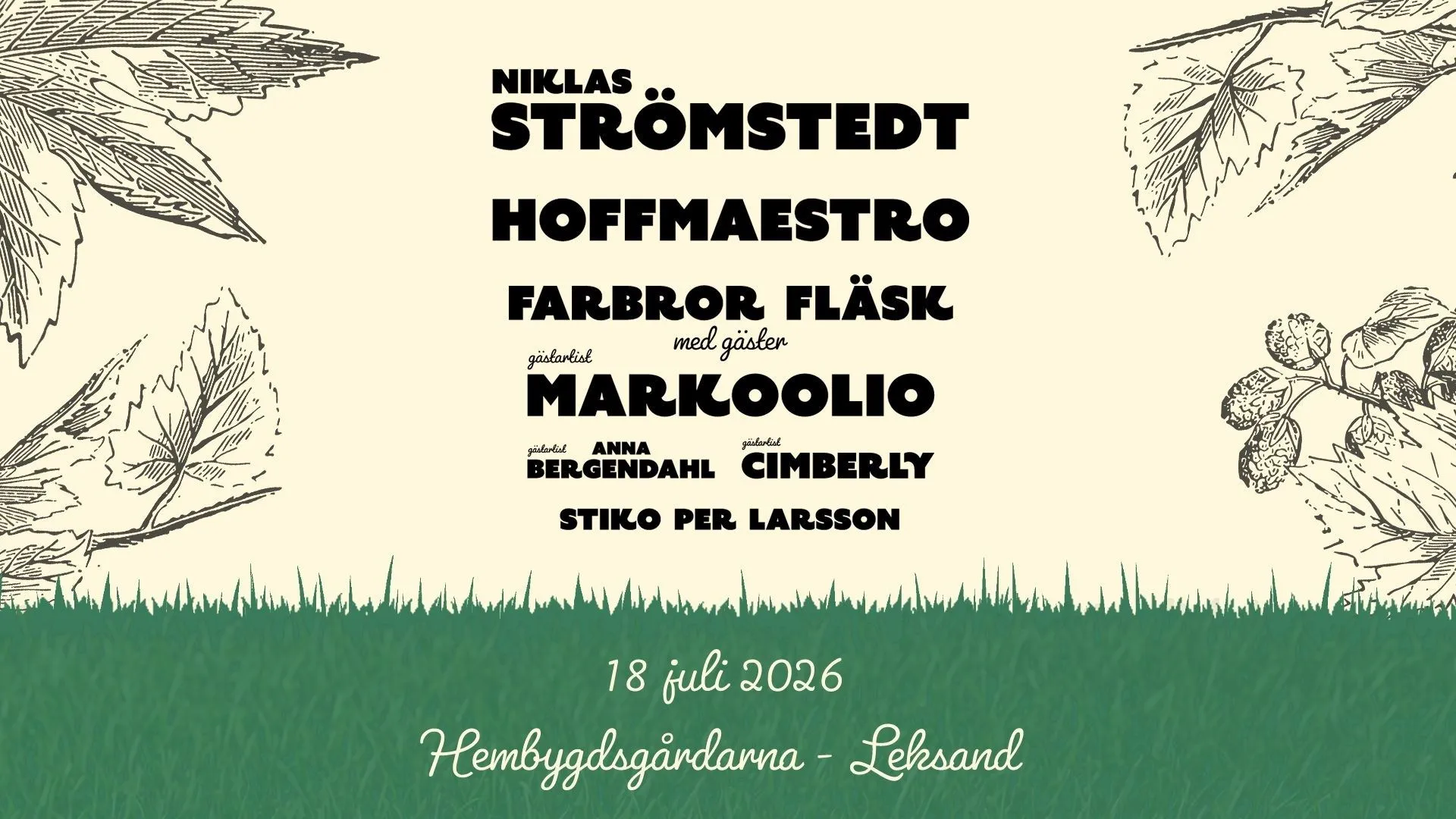 Sommarkonsert i Leksand